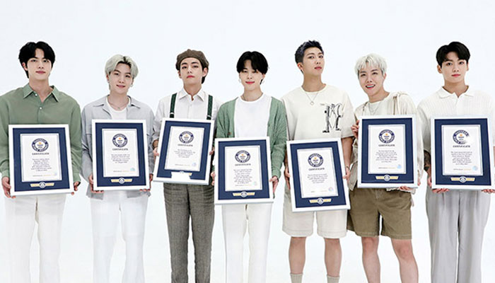 BTS breaks into the 2022 Guinness Hall of Fame with 23 records