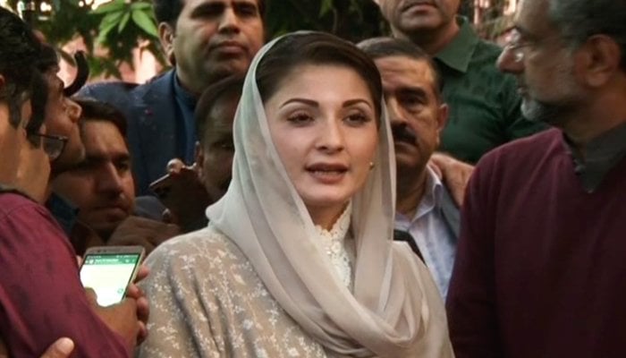 I want to bring some facts to the fore by filing another plea, says Maryam Nawaz. Photo Geo News/Screengrab via The News