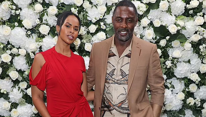 Idris Elba and wife Sabrina draw attention as they arrive at a party in London