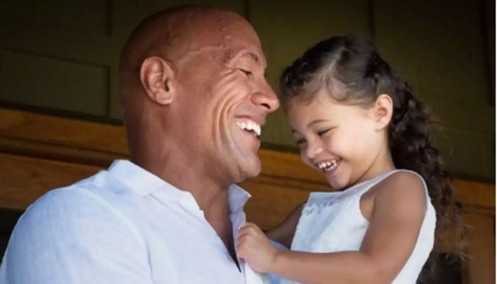 Pictures: Dwayne Johnson opens impromptu at-home nail salon for his daughter