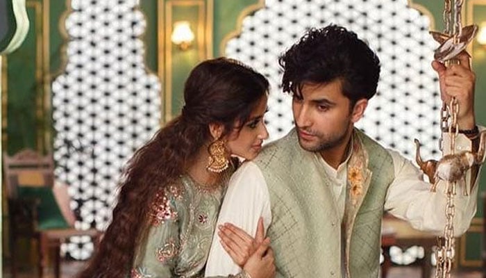 Sajal Aly shares a PDA-filled photo with Ahad Raza Mir to wish him on his birthday