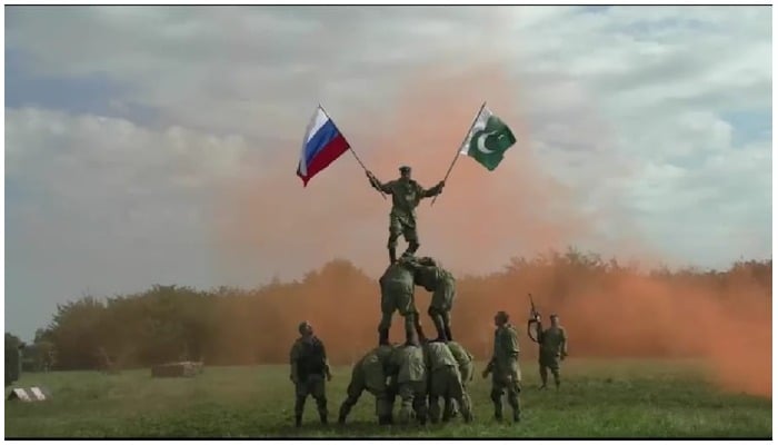 Screengrab from a video shared by the ISPR