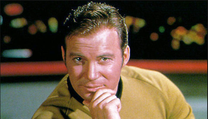 Shatner, as Kirk, commanded the U.S.S. Enterprise on a five-year mission to explore strange new worlds
