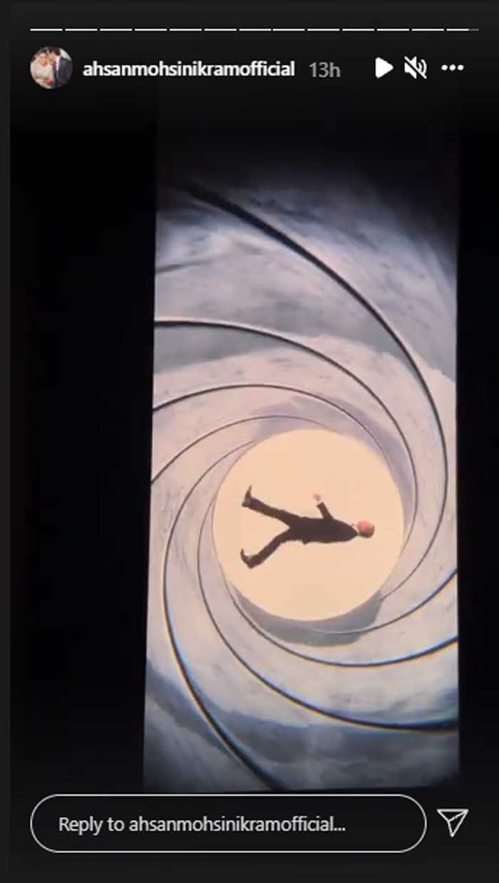 Minal Khan, Ahsan Mohsin Ikram enjoy James Bond film ‘No Time to Die’ in Dubai