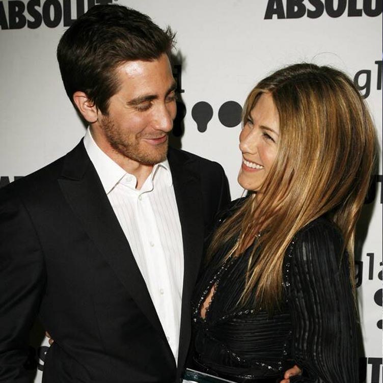 The actor said his feelings for Aniston got in the way of their shoots