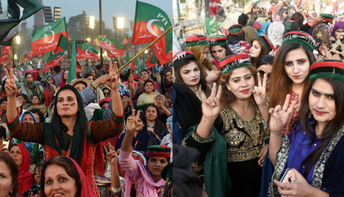 Activists of PTI and PPP are celebrating victory in the elections. Photo: file