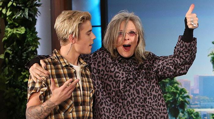 What Diane Keaton Said About Justin Bieber After Starring in His 'Ghost'  Music Video