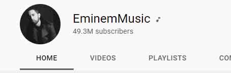 Eminem crosses 49 million subscribers on YouTube