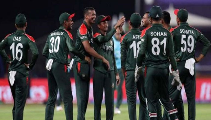 Bangladesh thrashes Oman by 26 runs.