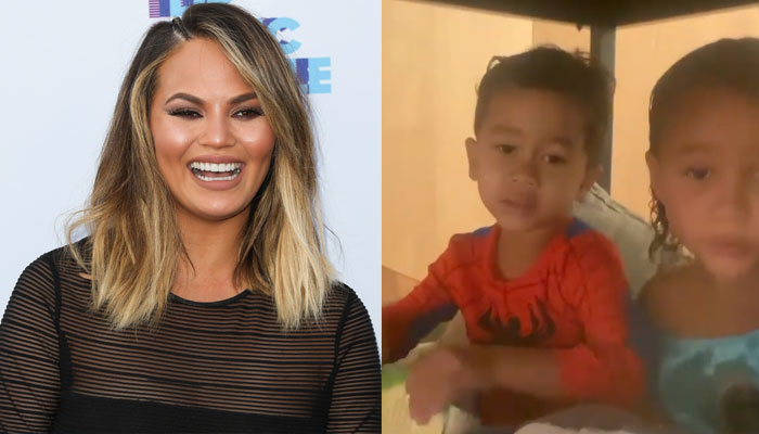 Chrissy Teigen shares heartwarming video by Miles, Luna: ‘Come home soon’