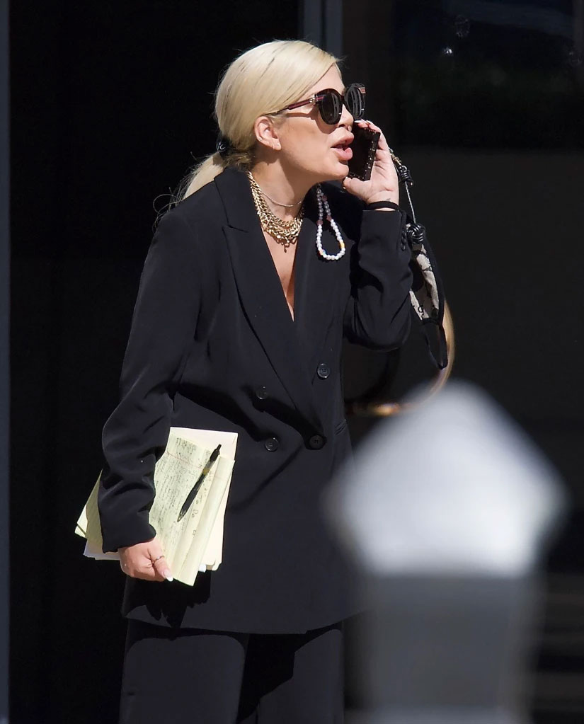 Tori Spelling caught ‘throwing a fit’ outside lawyer office amid custody brawl