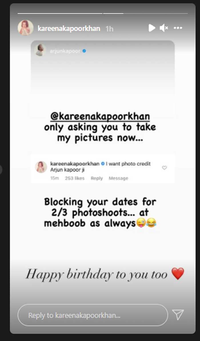 Kareena Kapoor, Arjun Kapoor indulge in sweet Instagram banter on Malaika Arora’s birthday