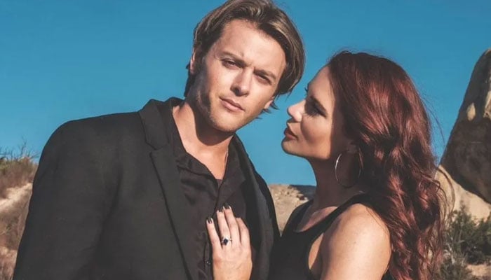 Pics: Courtney Hope, Chad Duell tie the knot in gothic-themed wedding