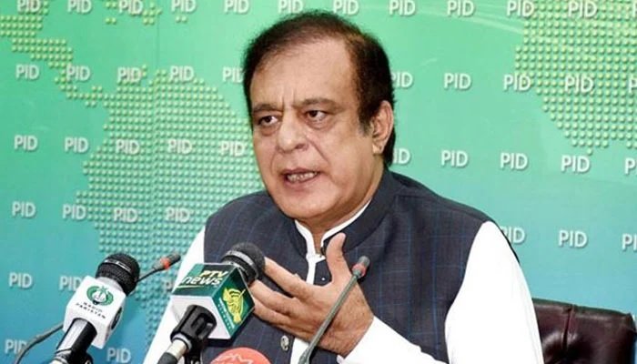Federal Minister for Science and Technology Shibli Faraz. Photo: Geo.tv