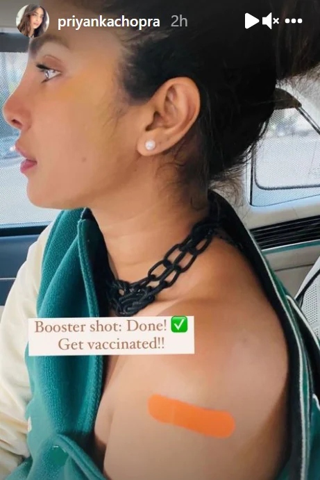 Priyanka Chopra gets her COVID-19 booster shot, urges fans to get vaccinated