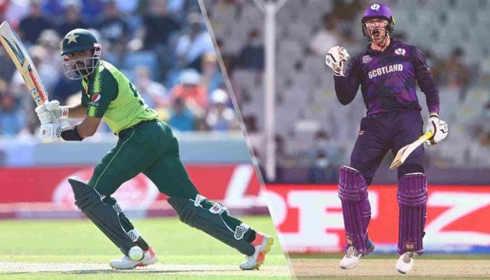 Pakistan and Scotland will face off in T20 World Cup today. Photo: File