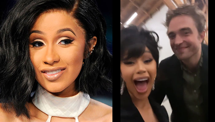 Cardi B can’t keep calm as she meets Robert Pattinson, see her reaction