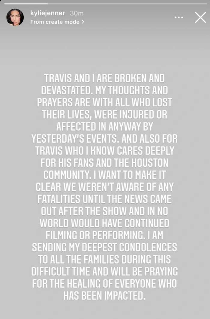 Kylie Jenner ‘devastated’ over Travis Scott’s Astroworld music festival tragedy