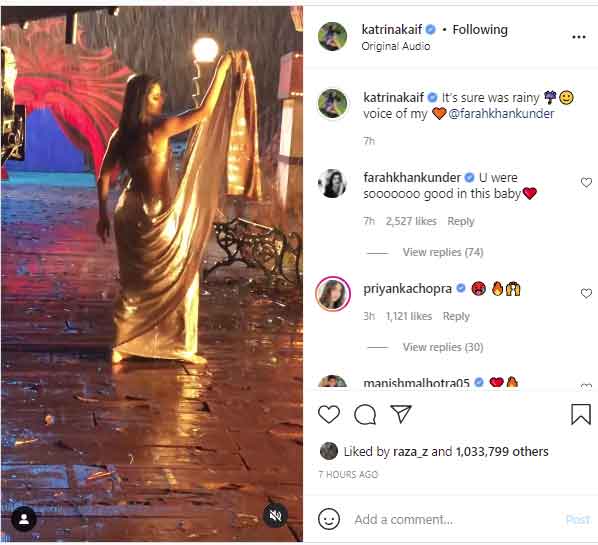 Katrina Kaif praises Farah Khan