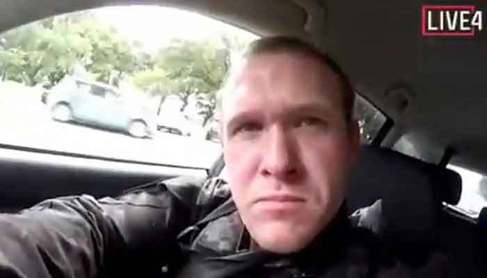 Brenton Tarrant during before killing scores of Muslims during a live streaming video. Photo: File