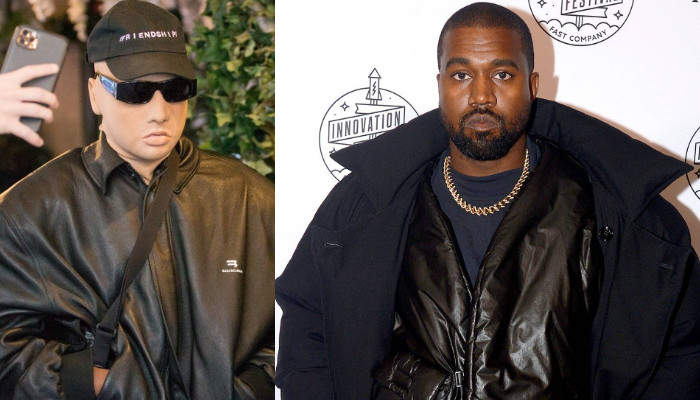 Klon ‘bertopeng’ Kanye West terlihat di NYC menjelang rilis mewah ‘Donda’