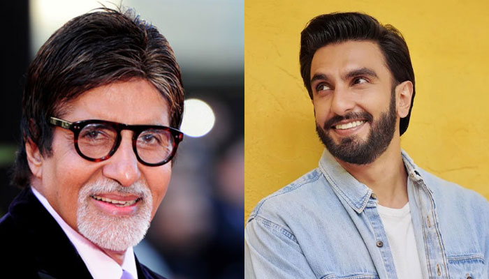 Amitabh Bachchan shares a major throwback picture, Ranveer Singh reacts