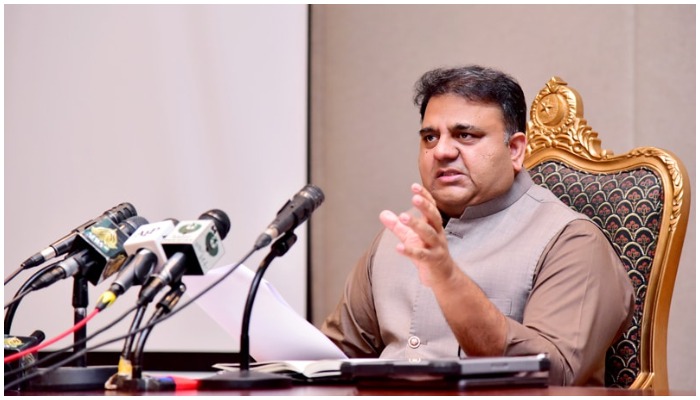 Federal Minister for Information and Technology Fawad Chaudhry. Photo: PID