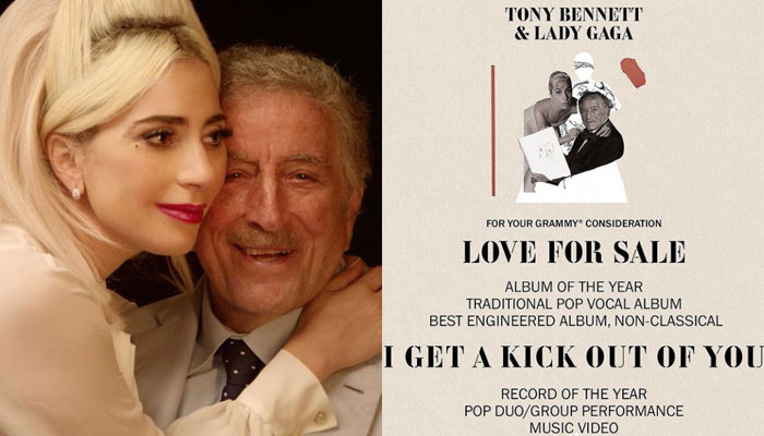 Lady Gaga pens an emotional note for Tony Bennett as they bag 6 Grammy nominations