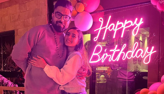 Yasir took to Instagram to wish Iqra with a lengthy note in which he labelled her bivi number 1
