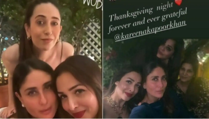 BFFs Kareena, Karisma Kapoor & Malaika Arora celebrate Thanksgiving together