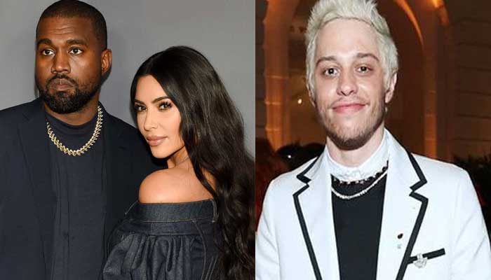Kanye West teases Pete Davidson with intimate photo with Kim Kardashian