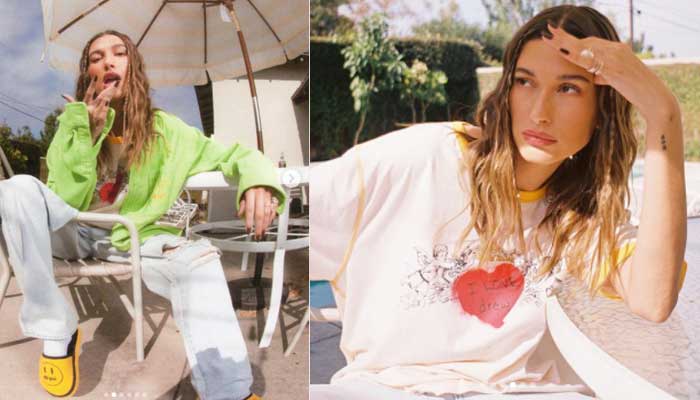 Hailey Bieber promotes Hubbys business with her beauty and charm