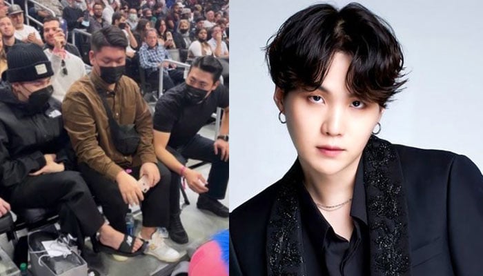 BTS’ Suga gets spotted enjoying LA Clippers’ game, pics go viral
