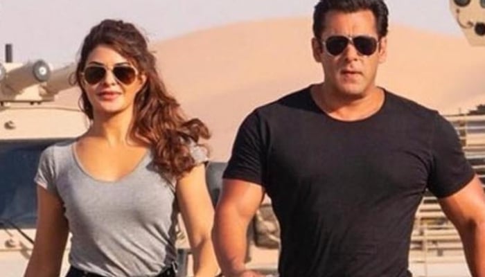 Salman Khan suggests some fitness tips to co-star Jacqueline Fernandez
