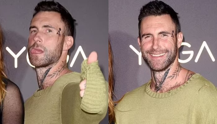 Adam Levine adds new face tattoo to his growing collection