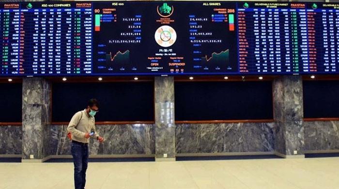 KSE-100 index plunges over 2,000 points in intraday trading