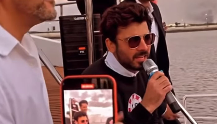 Fawad Khan sings Kishore Kumar song amid Dubai birthday bash: Watch Here