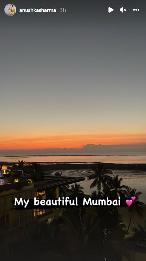Anushka Sharma captures beautiful sunset from Mumbai shores: See Post