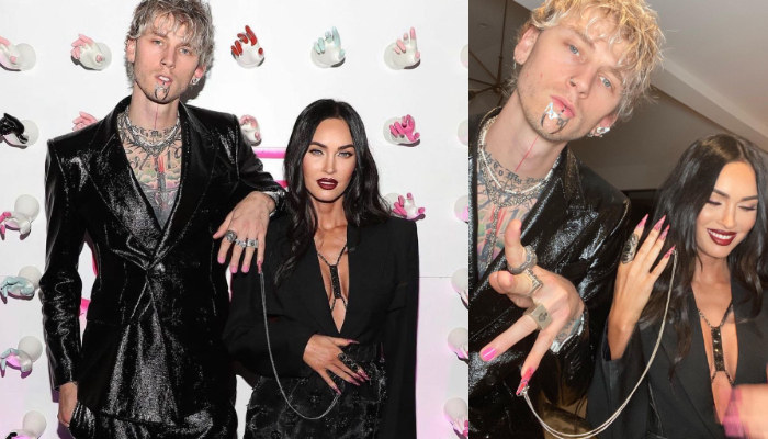 Fox and MGK were quite literally inseparable at the launch event of his new nail polish line on Saturday