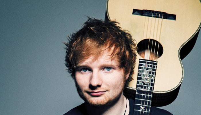 Sheeran donated the guitar as part of a raffle prize to help fund a music pod and disabled access facilities