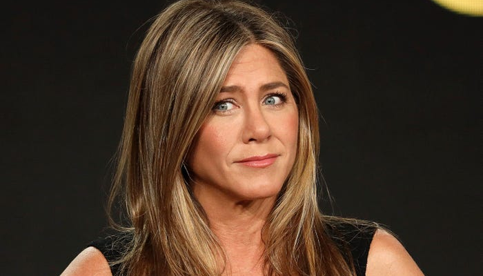 Aniston says she was so overcome with emotion during filming that she had to walk off multiple times