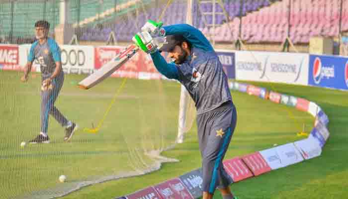 Mohammad Rizwan visualises before first T20 match against West Indies. File photo