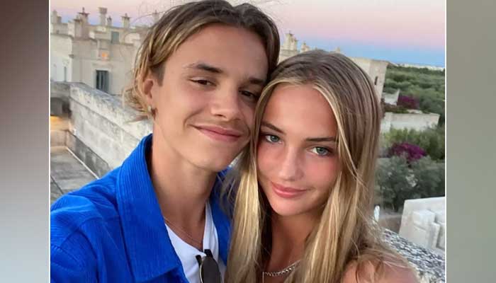 David Beckhams son Romeo and his model girlfriend Mia Regan reveal amazing party trick