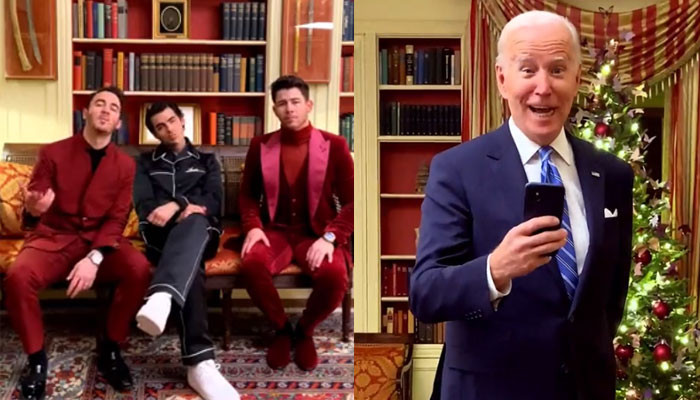 Jonas Brothers membuat ulang video viral ‘Joe Byron’ TikTok dengan Joe Biden, tonton