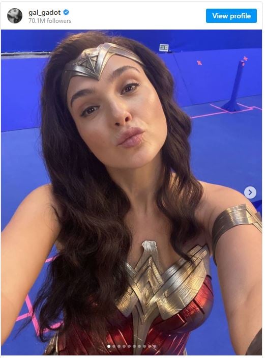 Gal Gadot marks one year of Wonder Woman 1984 with rare snaps