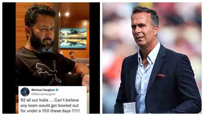 Former Indian cricketer Wasim Jaffer mocks Michael Vaughan after England’s rout in Ashes