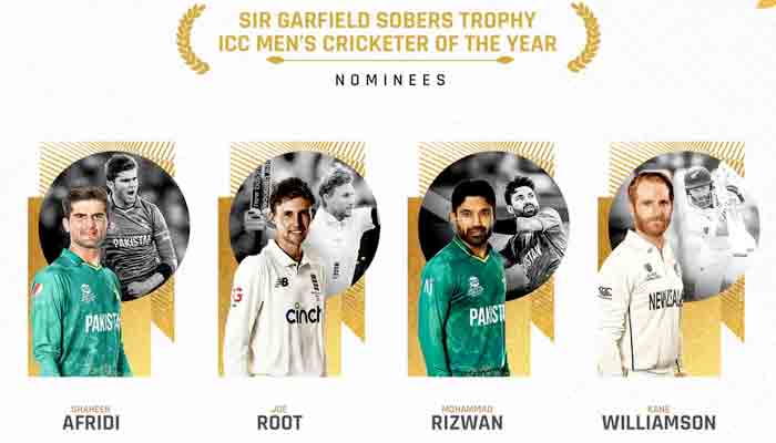 Players nominated for ICC Player of the Year award.