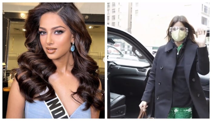 Harnaaz Sandhu embarks on Miss Universe journey as she arrives in New York