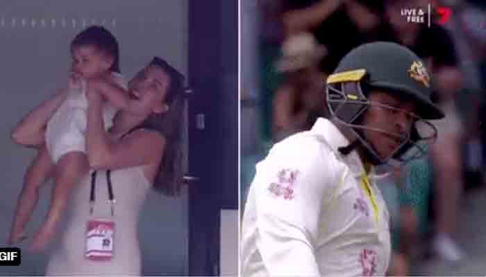 The Ashes: Watch Usman Khawaja's family celebrate his Test century