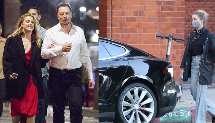 Amber Heard spotted driving her ex Elon Musks gifted Tesla: report